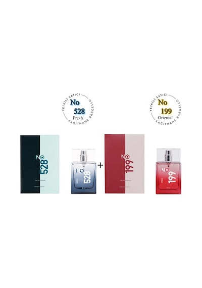 Bargello No: 528 + No:199 Erkek / Unisex Parfüm EDP 50 ML Fresh / Oriental Baharat