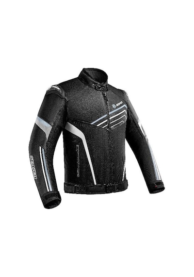 Motoanl Motosiklet Montu Full Korumalı 4 Mevsim Maxdura Kumaş Ve Pu Deri Motor Mont Black Edt
