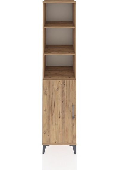 Hyperion Dolap 4 Raflı Tek Kapaklı 44x44x195 Çam-çam Çam
