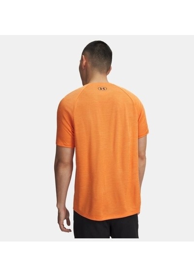 Under Armour Ua Tech Textured Erkek Kısa Kollu T-shirt 1382796-808 Turuncu