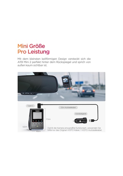 Vıofo Dashcam A119 Mini 2, Ön 2,7k 5ghz Wi-fi, 2k 60fps/hdr 30fps Ses Kontrolü, Starvıs 2 Geliştirilmiş Gece Görüşü, 1,5" Lcd Gizli Araç Kamerası Araba, Gps Araç Kamerası, 24 Saat Park Modu, Ses Çıkışı Vıofo Dashcam A119 Mini 2, Ön 2,7k 5ghz Wi-fi, 2k 60fps/hdr 30fps Ses Kontrolü, Starvıs 2 Geliştirilmiş Gece Görüşü, 1,5" Lcd Gizli Araç Kamerası Araba, Gps Araç Kamerası, 24 Saat Park Modu, Ses Çıkışı