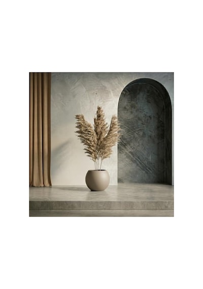Beton Görünümlü Dekoratif Saksı, Modern Tasarım Ve 27l Hacim