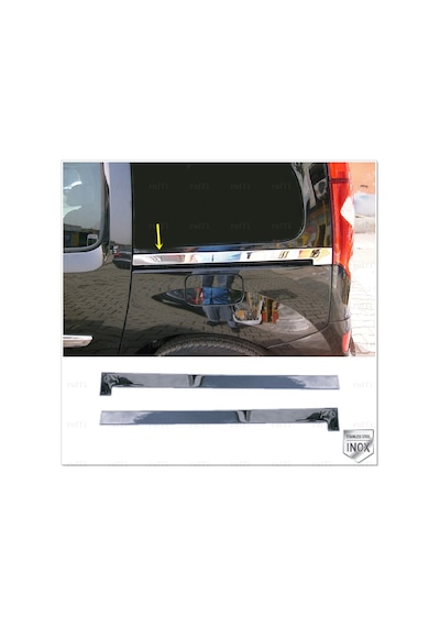 Renault Kangoo Krom Sürgü Kapı Çıtası Prç. 2008 Üzeri P. Çelik