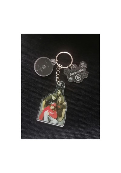 Owl Bag Tokio Hotel Desenli Özel Tasarım Acrylic Anahtarlık Çanta Süsü Çok Renkli