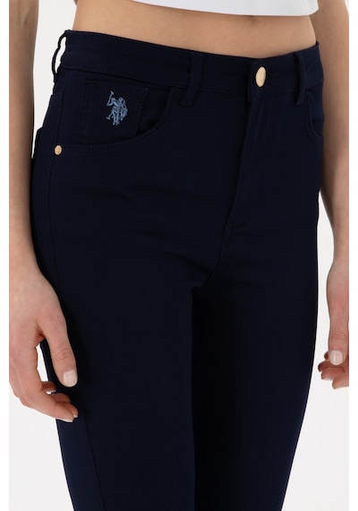 U.S. Polo Assn. Kadın Lacivert Toothpick Fit Kanvas Pantolon 50309087-VR033 U.S. Polo Assn. Kadın Lacivert Toothpick Fit Kanvas Pantolon 50309087-VR033