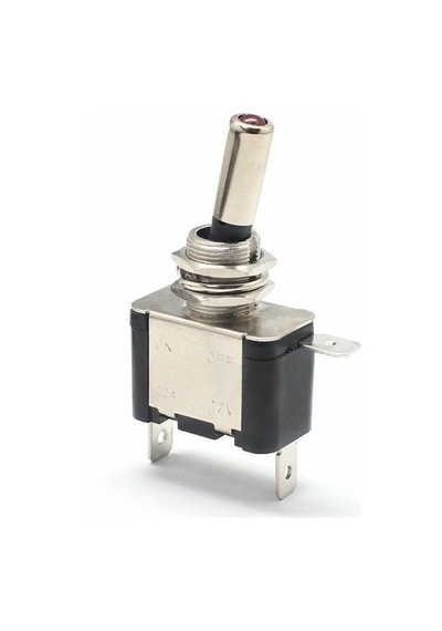 Mr-151a Kırmızı Ledli Toggle Swıtch 12v 20 Amper Anahtar