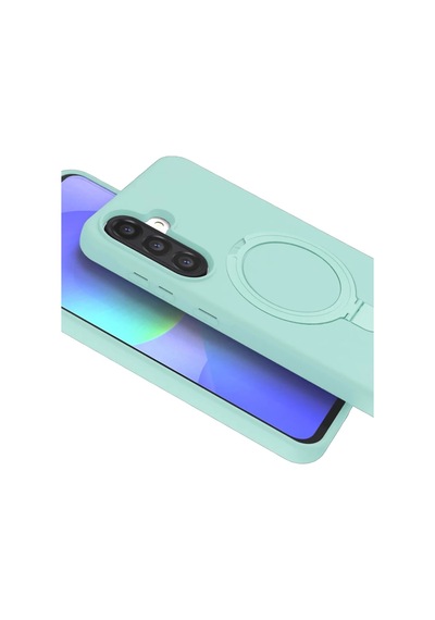 Samsung Galaxy A17 5g Uyumlu Regal Magsafe Standlı Kapak - Su Yeşili