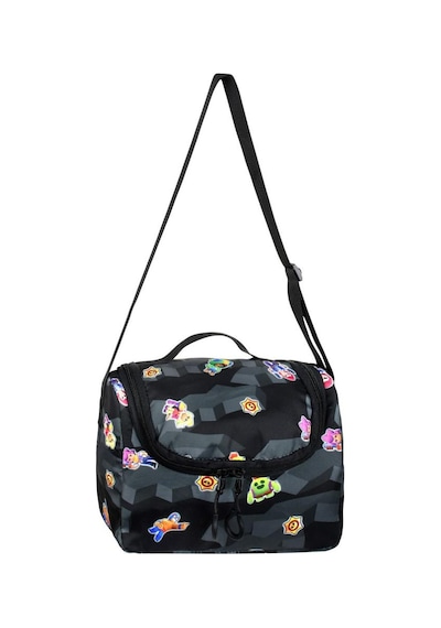 İlkokul Çantası Kids Bag 3'lü Set 42 30 Cm Beslenme Çantası Kalem Kutusu Ortopedik Erkek Çocuk Siyah