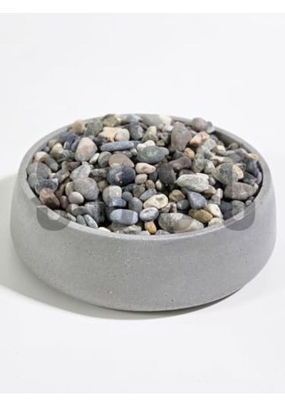 Sosc Doğal Nazilli Dere Çakıl Taşı, Tamburlanmış Dekoratif Taş, 1-2 Cm, 3 Kg, Saksı Dibi, Akvaryum Ve Bahçe Düzenleme İçin