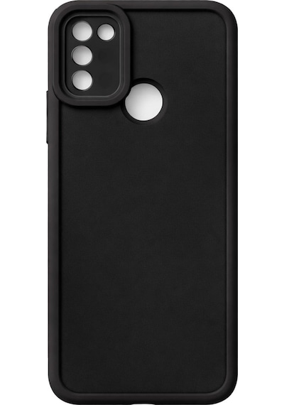 Infinix Hot 11 Play Hot 10 Play Hot 9 Play Uyumlu Kamera Çıkıntılı Mat Silikon Telefon Kılıfı Siyah