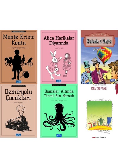 Dev Şeftali Parıltı Yayınları Okuma Seti