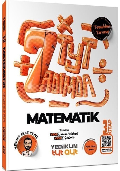 Yedi Adımda Temelden Zirveye Tyt Matematik Video Konu Anlatımlı Ve Video Çözümlü Soru Bankası 3. Kitap Yediiklim