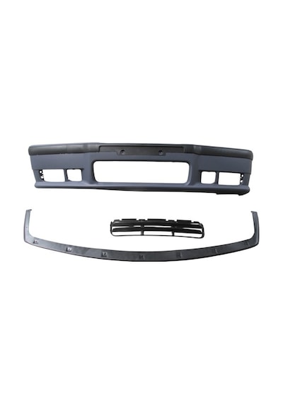 Bmw 3 Serı E36 91/98 Ön Tampon Astarlı Spoilerli/bandlı/panjurlu Mtech/m3 3 Çıtalı Izgara