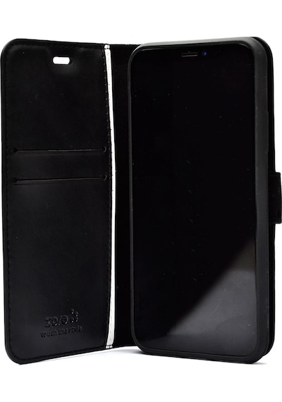 Tecno Camon 19 Neo Kılıf Kar Deluxe Kapaklı Kılıf - Siyah Siyah Siyah