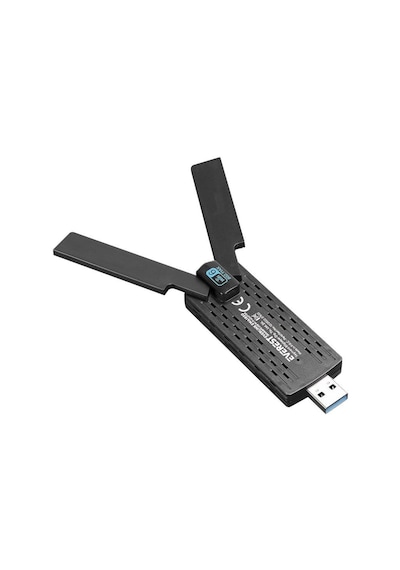 Everest EVERLINK EWA1800 1800Mbps 2.4GHz/5GHz WIFI-6 AX1800 RTL8832 2*3.5dBi USB3.0 Kablosuz Adaptör