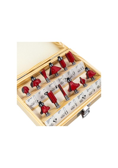 Rox Wood 0309 Ahşap Freze Seti 12 Parça Sap: 6mm