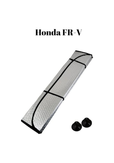 Honda Fr-v Uyumlu Ön Cam Güneşlik Perde Balonlu Metalize Alüminyum Katlanabilir Araç Güneşliği 165x85cm Büyük Boy