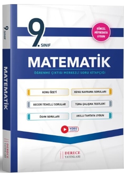 Sonuç Derece Yayınları 9. Sınıf Matematik Modüller Set