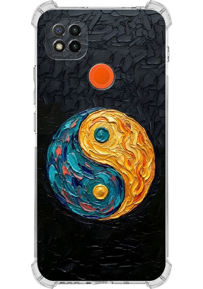 Redmi 10 İle Uyumlu Köşe Korumalı Kılıf Metamorfoz Dualite Tasarımlı Uv Baskılı Şeffaf