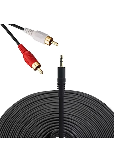 3.5 Mm. Aux To 2rca Ses Kablosu 1.5 M Apricot Ap-2rca1.5