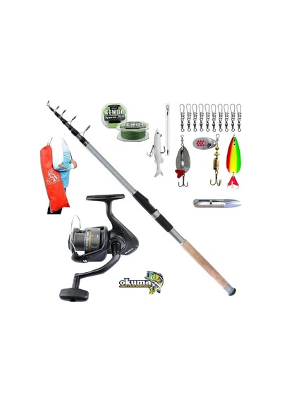 Revenger Rv-40 Remixon Carbo-x 270cm 60-120gr Turna Tele Spin Olta Takımı Seti