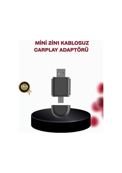 Home Kablosuz Carplay Adaptörü Bluetooth 5.4 Ve Wi-fi 6 Teknolojili Tak & Çalıştır Dönüştürücü