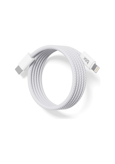 Bix T4cl 27w Type-c To Lightning Örgülü Manyetik Tasarım Hızlı Şarj Ve Data Kablosu 1 Metre Beyaz 28423534