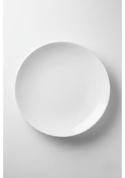 Kütahya Porselen Harlek 6'lı Tatlı Tabağı 20 Cm Beyaz