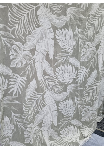 Müslin 220 X 240cm Çift Kişilik Pike Yeşil - Beyaz