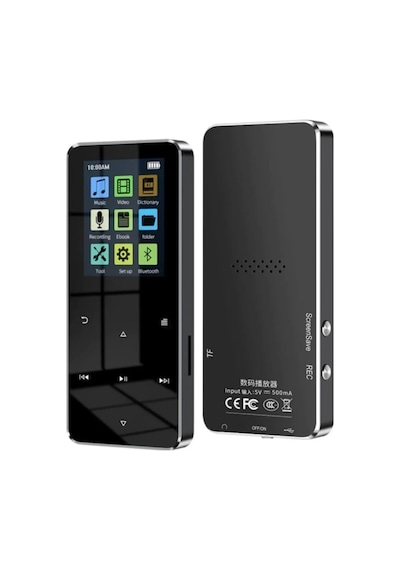 Bluetooth Lu Mp3-mp4 Çalar Ses Kayıt Fm Radyolu Şarjlı Mp4 Player Dahili Hoparlör 8gb Hafızalı