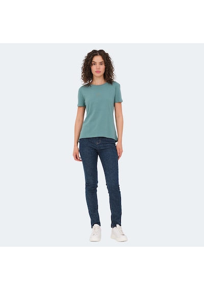 Slazenger VIRAJ Kadın  Su Yeşili Tişört