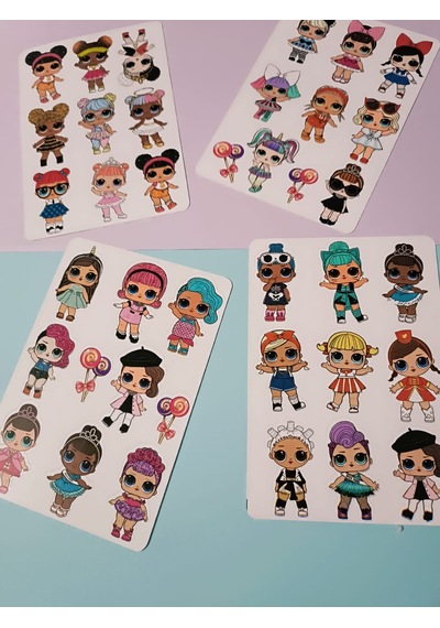 Lol Bebek Etiket Sticker Set