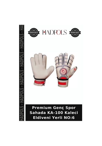 Premium Genç Spor Sahada Ka-100 Kaleci Eldiveni Yerli No:6 Çok Renkli