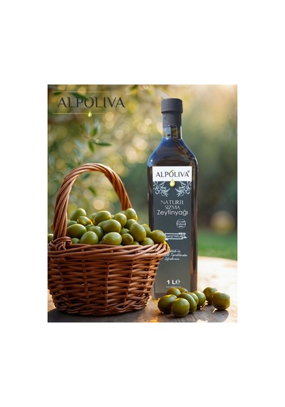 Naturel Sızma Zeytinyağı 1 Litre Karşıtarla Bahçemizden Alpoliva