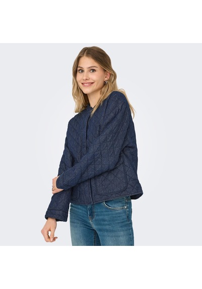 Only Hallie Quilted Kadın Mavi Ceket 15355316-dbd Mavi