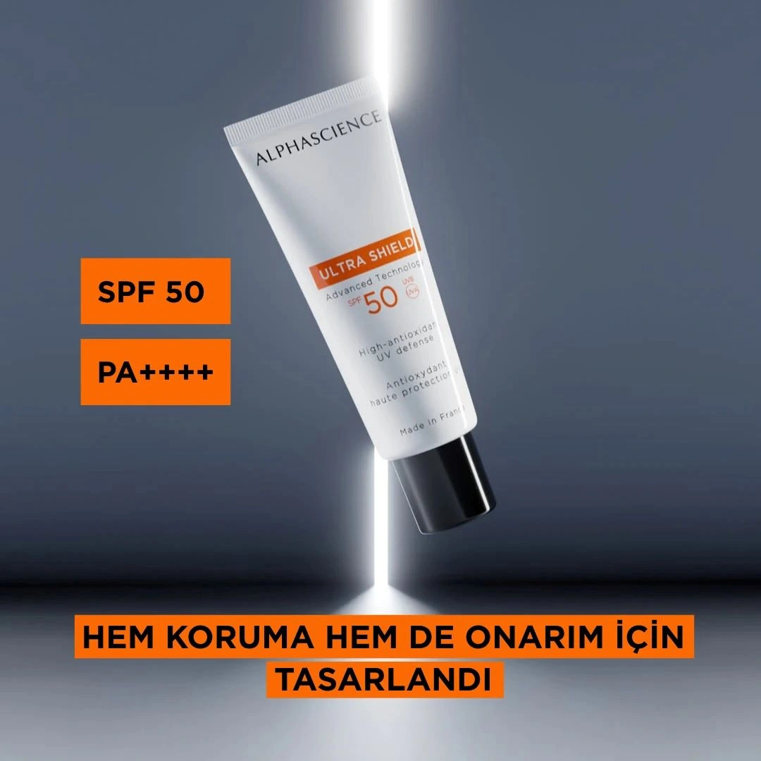 Alphascıence Ultra Shield Suya Dayanıklı Koruyucu Güneş Kremi SPF50 40 ML