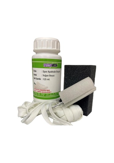 Point Care Beyaz Extra Yoğun Kapatıcı Ayakkabı Boyası 125 Ml