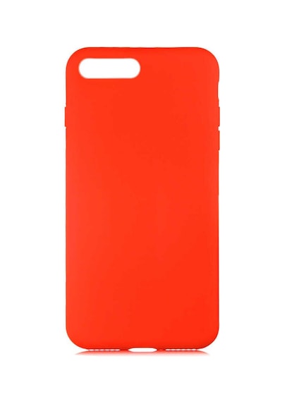 Apple Uyumlu iPhone 8 Plus Kılıf Zore Lsr Lansman Kapak Light Orange