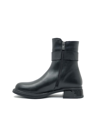 Greyder 59129 Zn Urban Chıc Deri Kadın Bot Siyah