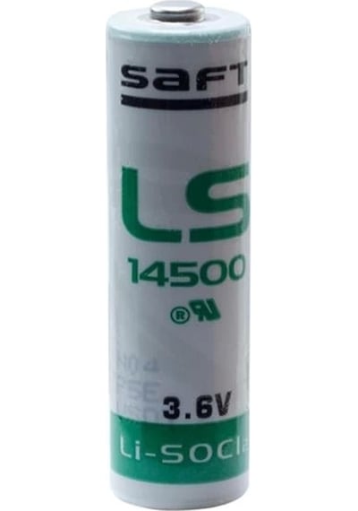 Saft 3.6 V Uzun 14500 Lityum Pil Terazi Pili