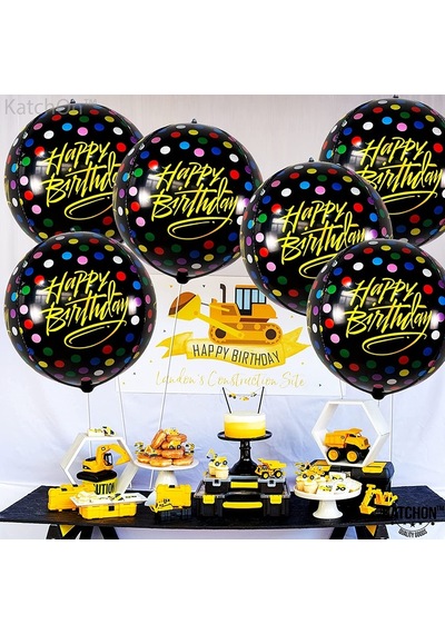 Happy Birthday Folyo Balon - 45cm Çok Renkli