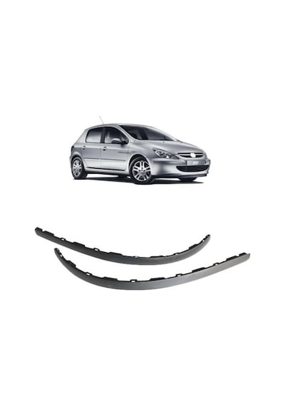 Ön Tampon Alt Spoyler Karlık Sağ-Sol Takım 307 2001-2006 7414X1