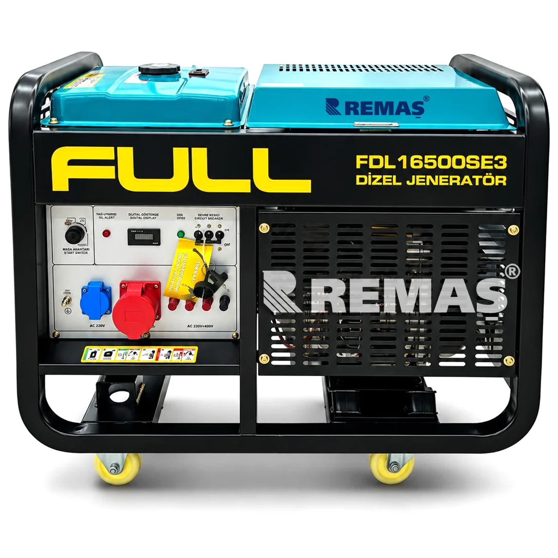 Full Fdl 16500 Se3 Otomatik 16.5 Kva Trifaze Dizel Jeneratör