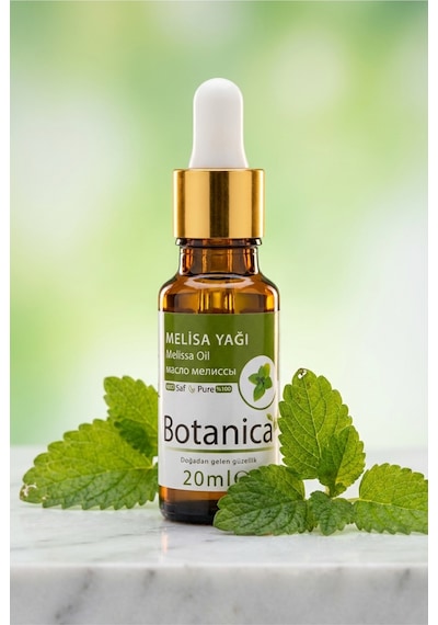 Botanica %100 Saf Melisa Yağı Stres Giderici Rahatlatıcı Doğal Uçucu Aromaterapi Bitkisel Bakım 20 Ml 20 ML