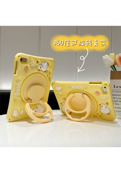 Samsung Galaxy Uyumlu Tab A9 Plus X210 X213 X215 X217 Kılıf Cute Dolls Standlı Eğlenceli 3d Karekterli Çocuk Kılıfı Kılıf