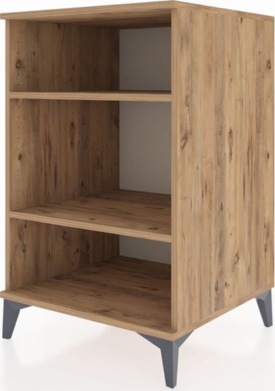 Kronos Komodin 2 Raflı 60x59x96 Çam-çam Çam