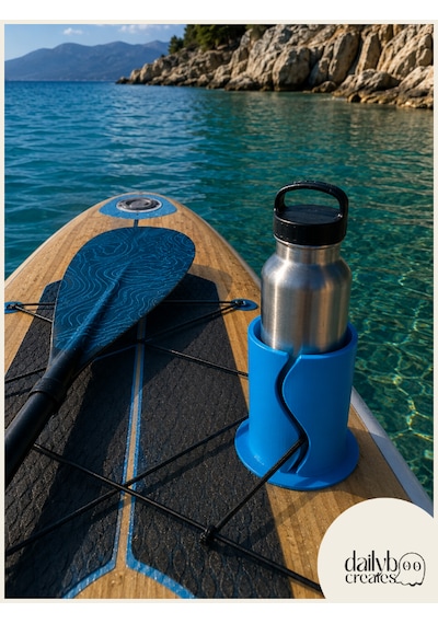 Paddle Board Sup Board Kano Termos Bardak Tutucu Mavi