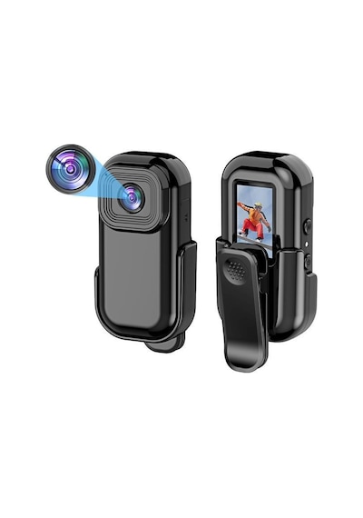 Torima Cmr-27 Siyah 1080p Hd Kayıt, 140 Geniş Açı, Klips Tasarımlı Giyilebilir Aksiyon Kamerası