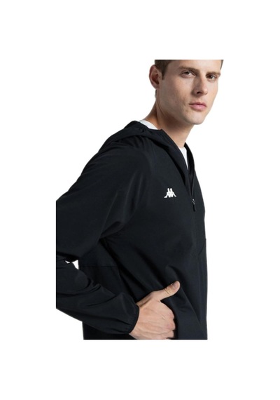 Kappa 361p44w Full Zip Hoodie Siyah Sweatshirt Siyah