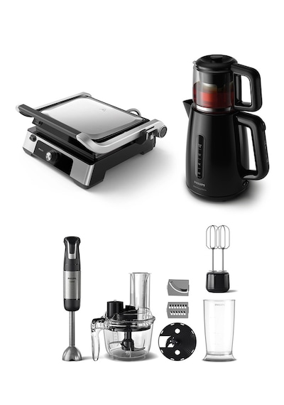 Philips HD6301/90 Tost Makinesi + Philips Blender Set HR2695/01+ Philips Çay Makinesi HD7301/00